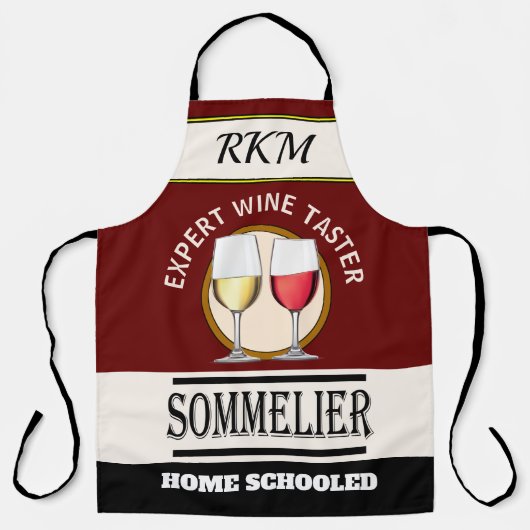 Humor Expert WINE Taster All-Over Print Schort (Voorkant)