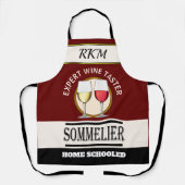 Humor Expert WINE Taster All-Over Print Schort (Voorkant)