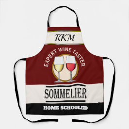 Humor Expert WINE Taster All-Over Print Schort
