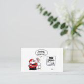 Humor Eye Doctor kerstseizoen Visitekaartje (Staand voorkant)