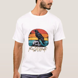 Humor F-Caw-F Gotische Grappige Kraai Essentiële R T-shirt