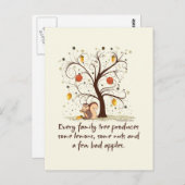 Humor Familiestructuur Briefkaart (Voorkant / Achterkant)