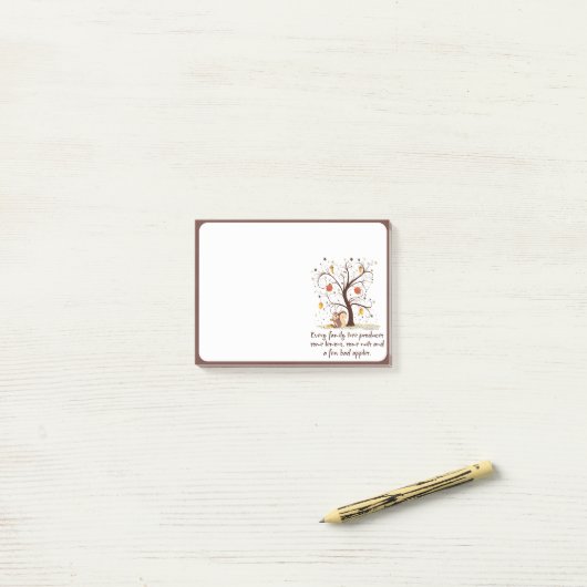 Humor Familiestructuur Post-it® Notes (Op bureau)