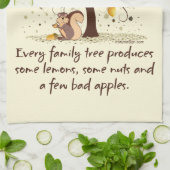 Humor Familiestructuur Theedoek (Gevouwen)