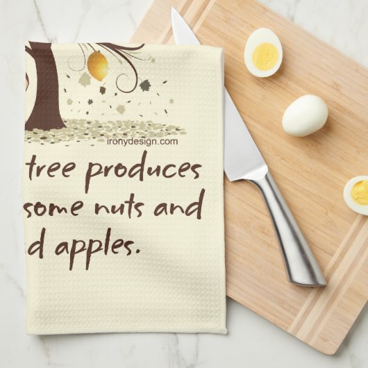 Humor Familiestructuur Theedoek (Quarter Fold)