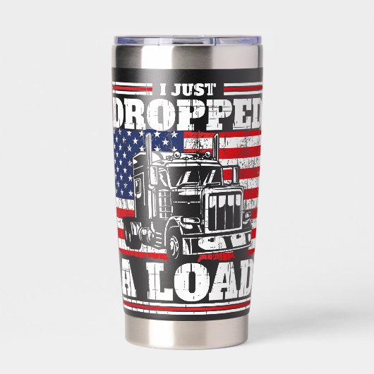 Humor for Truckers Geïsoleerde Drinkbeker (Voorkant)