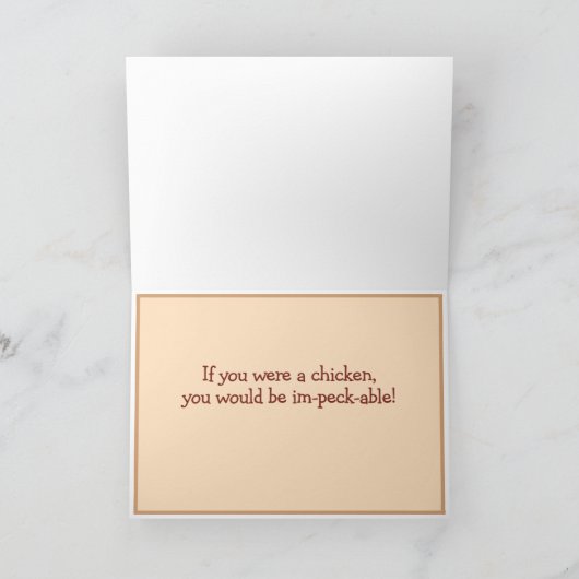 Humor Funny Barnyard Hartelijk dank Bedankkaart (Binnen)