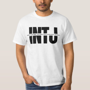 HUMOR Funny INTJ, citaat van de INTJ-geest MBTI T-shirt