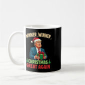 Humor Funny Santa Trump Winner Christmas Gr Koffiemok (Links)