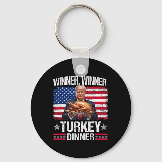 Humor Funny Trump winnaar Sleutelhanger (Voorkant)
