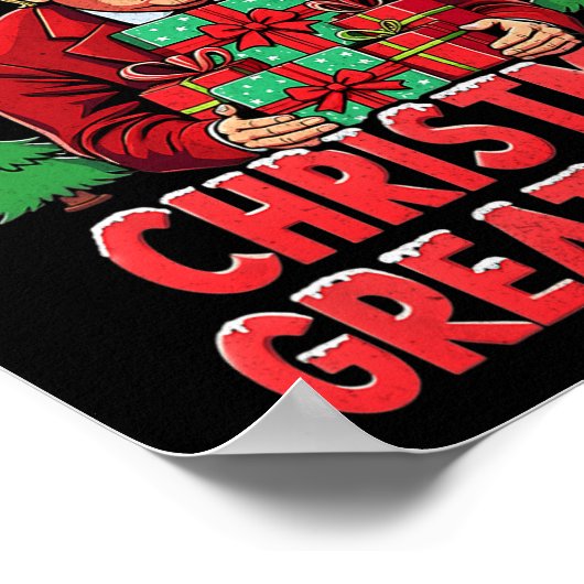 Humor Funny Trump Winner Christmas Great Ag Poster (Hoek)