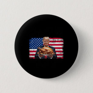 Humor Funny Trump Winner Kerstdiner M Ronde Button 5,7 Cm