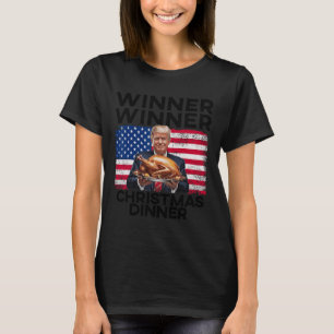 Humor Funny Trump Winner Kerstdiner M T-shirt