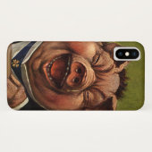 Humor, Funny Victoriaans Pig Laughing Case-Mate iPhone Case (Achterkant (horizontaal))