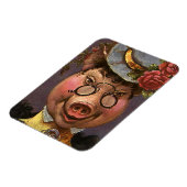  Humor, Gekke en grappig Victoriaans Lady Pig Magneet (Linkerzijde)