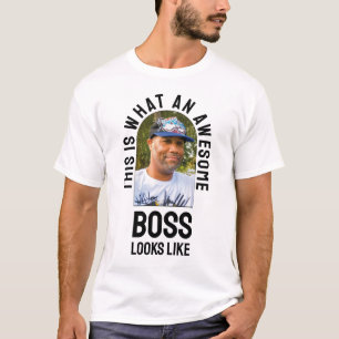 Humor GEWELDIGE BAAS ZIET ERUIT ALS Photo Employee T-shirt