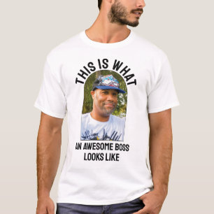 Humor GEWELDIGE BAAS ZIET ERUIT ALS Photo Employee T-shirt