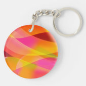 Humor gezegde sinaasappel Sleutelhanger lachen en (Achterkant)