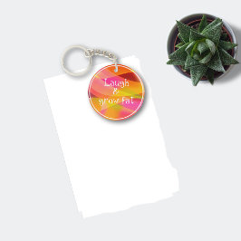 Humor gezegde sinaasappel Sleutelhanger lachen en 