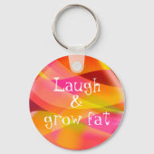 Humor gezegde Sleutelhanger lachen en kweken (Voorkant)