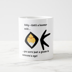 Humor 'Gleam In Eye' Fun Cup Mok 600 ml Gekregen
