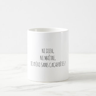 Humor God Master Apéro Citaat Grappig Frans Koffiemok
