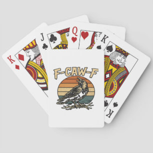 Humor Gotische F Kraai F Grappige Kraai Creatieve  Pokerkaarten
