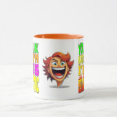 Humor Grappig Sarcastisch Commentaar Vrouw Cartoon Mok (Midden)