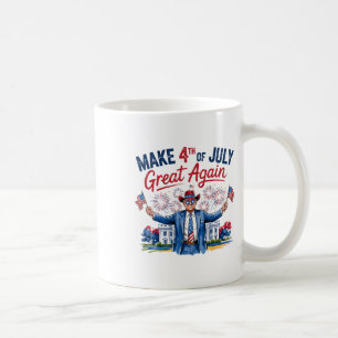 Humor Grappig Trump Maak 4 Juli Opnieuw Groot Mann Koffiemok