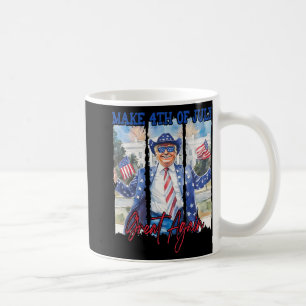 Humor Grappig Trump maakt 4 juli weer geweldig Man Koffiemok