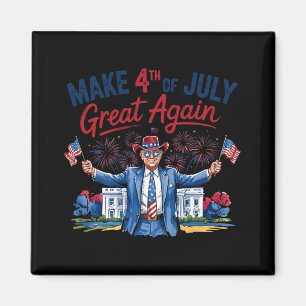 Humor Grappig Trump maakt 4 juli weer geweldig Man Magneet
