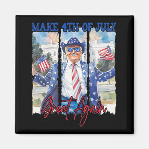 Humor Grappig Trump maakt 4 juli weer geweldig Man Magneet