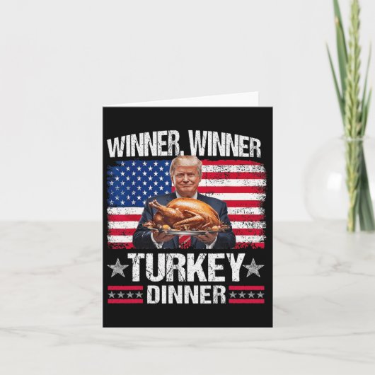 Humor Grappig Trump Winnaar  Kaart (Voorkant)