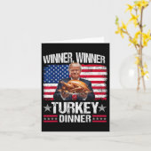 Humor Grappig Trump Winnaar  Kaart (Gele Bloem)