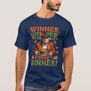 Humor Grappig Trump Winnaar Turkije Diner T-shirt