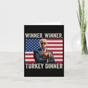 Humor Grappig Trump Winnaar Winnaar Kaledinergerec Kaart