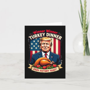 Humor Grappig Trump Winnaar Winnaar Kaledinermaalt Kaart