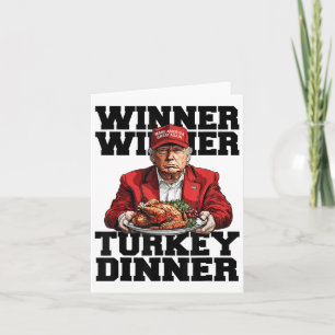 Humor Grappig Trump Winner Turkije Diner dan Kaart