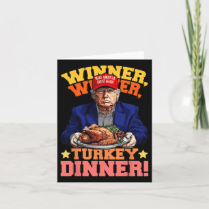 Humor Grappig Trump Winner Turkije Diner dan Kaart