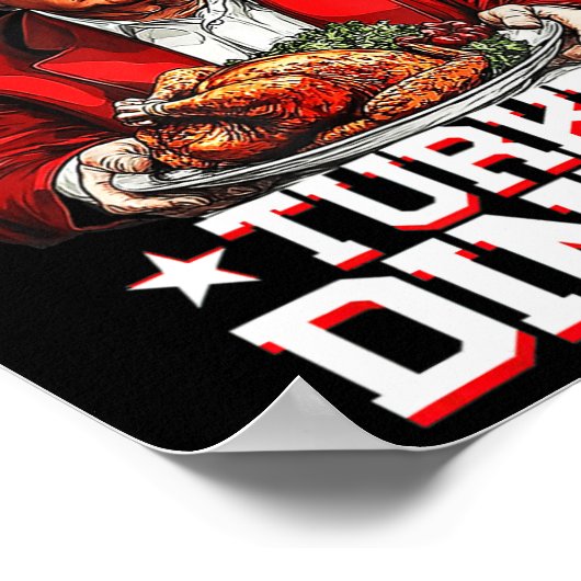 Humor Grappig Trump Winner Turkije Diner dan Poster (Hoek)