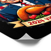 Humor Grappig Trump Winner Turkije Diner dan Poster (Hoek)