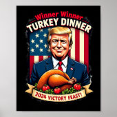Humor Grappig Trump Winner Turkije Diner dan Poster (Voorkant)
