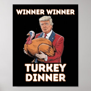 Humor Grappig Trump Winner Turkije Diner dan Poster