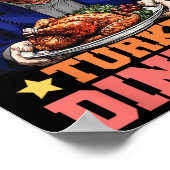 Humor Grappig Trump Winner Turkije Diner dan Poster (Hoek)