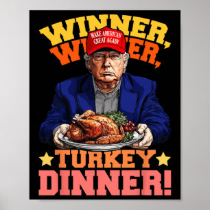 Humor Grappig Trump Winner Turkije Diner dan Poster