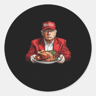 Humor Grappig Trump Winner Turkije Diner dan Ronde Sticker