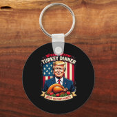 Humor Grappig Trump Winner Turkije Diner dan Sleutelhanger (Voorkant)
