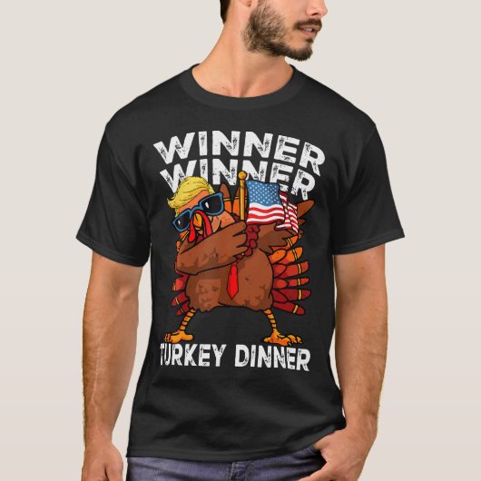 Humor Grappig Winnaar Turkije Diner T-shirt (Voorkant)