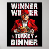 Humor Grappig Winnaar Turkije Diner Thanksgivi Poster (Voorkant)