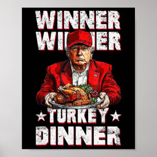 Humor Grappig Winnaar Turkije Diner Thanksgivi Poster